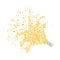 Beistle 6.3oz. Gold Push Up Confetti Poppers, 4ct.